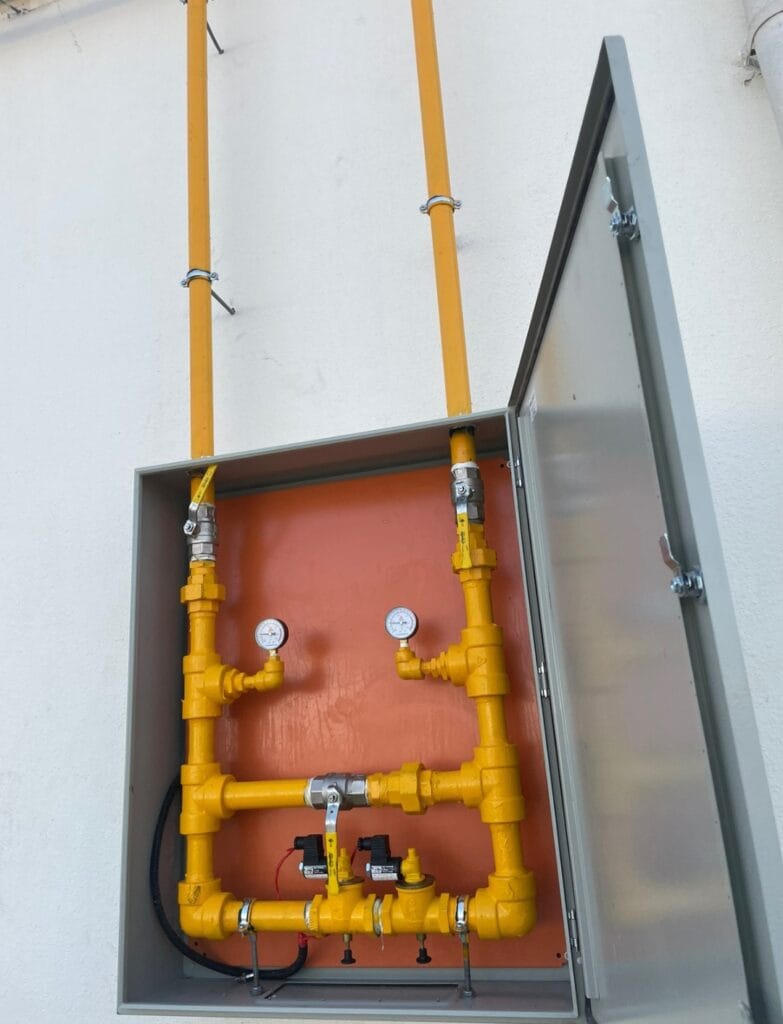 شركة لتركيب شبكات الغاز